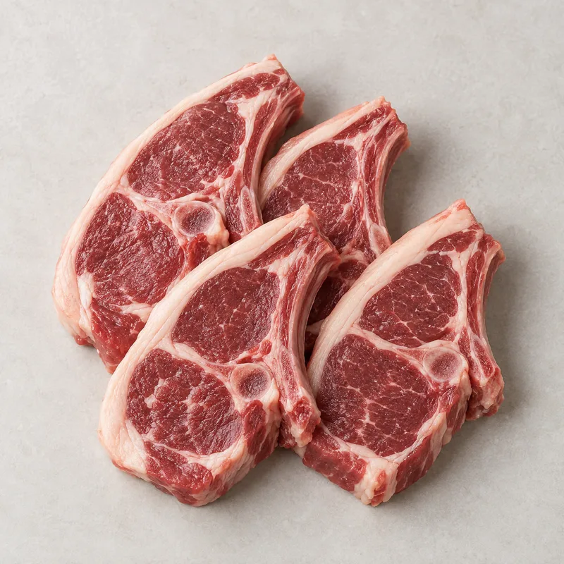 Lamb chops, lamb