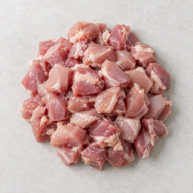 Chicken thigh — diced, chicken