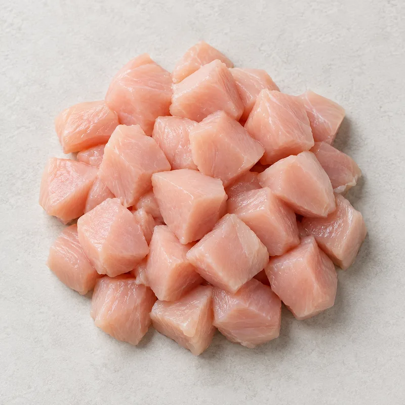 Chicken breast — diced, chicken
